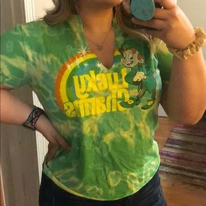 Distressed graphic tee